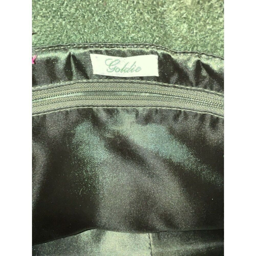 Bath & Body Works Tote Bag Goldie Limited Edition Olive Green Metal Chain Strap - Picture 8 of 10